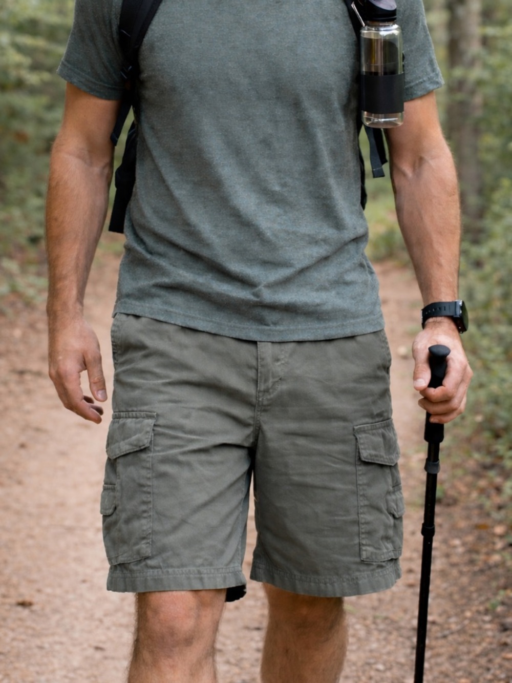 Bert Pulitzer Outdoor Performance Shorts Men’s 40x11 Cargo Pocket Hiking Camping